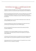 FSU CIS 3250 Exam 1 Gann Chapter 1 &ndash; 5 &vert; UPDATED Questions with 100&percnt; Correct Answers&NewLine;