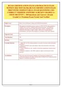 HCS-D CERTIFICATION EXAM AND PRACTICE EXAM&NewLine;NEWEST 2026 TEST BANK&vert; HCS-D CERTIFICATION EXAM&NewLine;PREP WITH COMPLET REAL EXAM QUESTIONS AND&NewLine;CORRECT VERIFIED ANSWERS&sol; ALREADY GRADED A&plus;&NewLine;&lpar;MOST RECENT&excl;&excl;&rpar; - 200 Questions and Answers Already&NewLine;Graded A&plus; Pre