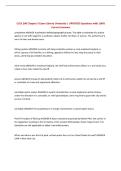 CJUS 200 Chapter 5 Exam Liberty University &vert; UPDATED Questions with 100&percnt; Correct Answers&NewLine;