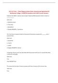 CM 2113 Test 1 - Chao Wang Louisiana State University and Agricultural &&NewLine;Mechanical College &vert; UPDATED Questions with 100&percnt; Correct Answers