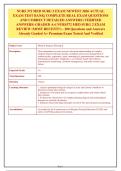 NURS 372 MED SURG 2 EXAM NEWEST 2026 ACTUAL&NewLine;EXAM TEST BANK&vert; COMPLETE REAL EXAM QUESTIONS&NewLine;AND CORRECT DETAILED ANSWERS &lpar;VERIFIED&NewLine;ANSWERS&rpar; GRADED A&plus;&vert; NURS372 MED SURG 2 EXAM&NewLine;REVIEW &lpar;MOST RECENT&excl;&excl;&rpar; - 200 Questions and Answers&NewLine;Already Graded A&plus; Premium E