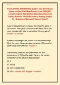 Ftce k-6 FINAL EVERYTHING subject area MATH Exam &NewLine;&lpar;latest version 2026&rpar; Most Recent Exam 2026&vert;2027 &NewLine;Actual Complete Real Verified Exam Questions And &NewLine;Correct Answers &lpar;Verified Answers&rpar; Already Graded &NewLine;A&plus; &vert; Guaranteed Success&excl;&excl; Newest Exam&excl;&excl;&excl; 