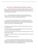 CM 3111 Exam 1 &vert; UPDATED Questions with 100&percnt; Correct Answers&NewLine;