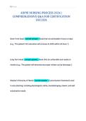 ADPIE NURSING PROCESS 2026 &vert;&NewLine;COMPREHGENSIVE Q&A FOR CERTIFICATION&NewLine;SUCCESS&NewLine;