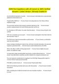 CNIM Test Questions with all Correct & 100&percnt; Verified Answers &vert;Latest Version &vert;Already Graded A&plus;