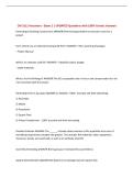 CM 3111 Heumann - Exam 1 &vert; UPDATED Questions with 100&percnt; Correct Answers&NewLine;