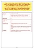 NURS 372 MED SURG 2 EXAM NEWEST 2026 ACTUAL&NewLine;EXAM TEST BANK&vert; COMPLETE REAL EXAM QUESTIONS&NewLine;AND CORRECT DETAILED ANSWERS &lpar;VERIFIED&NewLine;ANSWERS&rpar; GRADED A&plus;&vert; NURS372 MED SURG 2 EXAM&NewLine;REVIEW &lpar;MOST RECENT&excl;&excl;&rpar; - 200 Questions and Answers&NewLine;Already Graded A&plus; Premium E