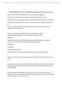 CMN 548 MODULE 3 Test &vert; UPDATED Questions with 100&percnt; Correct Answers&NewLine;
