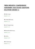 7BREW BREWISTA COMPREHENSIVE&NewLine;ASSESSMENT 2026 SOLVED QUESTIONS&NewLine;SOLUTIONS GRADED A&plus;