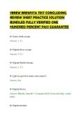 7BREW BREWISTA TEST CONCLUDING&NewLine;REVIEW SHEET PRACTICE SOLUTION&NewLine;BUNDLED FULLY VERIFIED ONE&NewLine;HUNDRED PERCENT PASS GUARANTEE&NewLine;