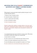HESI PEDIATRICS EXAM 2026&sol;2027 COMPREHENSIVE QUESTIONS AND CORRECT ANSWERS GRADED A&plus;LATEST&NewLine;&NewLine;