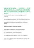 AIR-CONDITIONING SYSTEMS AND &NewLine;FUNDAMENTALS &mdash; PHOENIX UNIVERSITY&comma; &NewLine;2026 LECTURE MANUAL&colon; INTRODUCTION TO &NewLine;HVACR