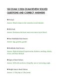 155 EXAM 3 2026 EXAM REVIEW SOLVED&NewLine;QUESTIONS AND CORRECT ANSWERS&NewLine;