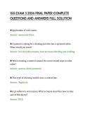 155 EXAM 3 2026 FINAL PAPER COMPLETE&NewLine;QUESTIONS AND ANSWERS FULL SOLUTION&NewLine;