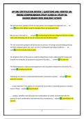 API 580 CERTIFICATION REVIEW &vert; QUESTIONS AND VERIFIED ANSWERS&vert;COMPREHENSIVE STUDY GUIDE&vert;A&plus; STUDY RESOURCE&vert;BRAND NEW 2026&sol;2027 UPDATE