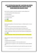 API 577 CERTIFICATION EXAM PREP &vert; QUESTIONS AND VERIFIED ANSWERS&vert;COMPREHENSIVE STUDY GUIDE&vert;A&plus; STUDY RESOURCE&vert;BRAND NEW 2026&sol;2027 UPDATE
