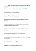 ALHS 1011 Unit 5 Exam &num;1 Questions with correct&NewLine;answers