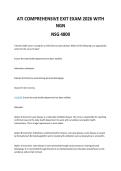 ATI COMPREHENSIVE EXIT EXAM 2026 WITH&NewLine;NGN&NewLine;NSG 4800&NewLine;