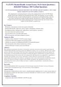 VATI PN Mental Health Exam 2026 Package  deal