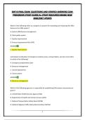 EMT-B FINAL EXAM &vert;QUESTIONS AND VERIFIED ANSWERS&vert;COMPREHENSIVE STUDY GUIDE&vert;A&plus; STUDY RESOURCE&vert;BRAND NEW 2026&sol;2027 UPDATE