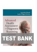 Updated Latest Test Bank for Advanced Health Assessment and Diagnostic Reasoning 5th Edition by Jacqueline Rhoads and Sandra Wiggins Petersen Advanced Health Assessment Diagnostic Reasoning Subject Advanced Practice Nursing Course Comprehensive Practice Q
