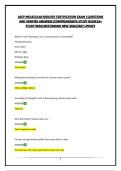 ASCP MOLECULAR BIOLOGY CERTIFICATION EXAM &vert;QUESTIONS AND VERIFIED ANSWERS&vert;COMPREHENSIVE STUDY GUIDE&vert;A&plus; STUDY RESOURCE&vert;BRAND NEW 2026&sol;2027 UPDATE