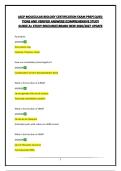 ASCP MOLECULAR BIOLOGY CERTIFICATION EXAM PREP&vert;QUESTIONS AND VERIFIED ANSWERS&vert;COMPREHENSIVE STUDY GUIDE&vert;A&plus; STUDY RESOURCE&vert;BRAND NEW 2026&sol;2027 UPDATE