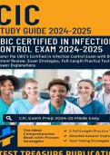Updated Latest CIC Exam Test Bank Certified Infection Control Infection Prevention and Control Subject Infection Control Course Comprehensive Practice Questions and Verified Answers&period;