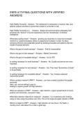 ENFB 4170 FINAL QUESTIONS WITH VERIFIED ANSWERS