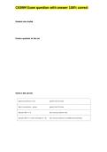 CSOWM Exam question with answer 100&percnt; correct&NewLine;&NewLine;