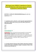NIH Stroke Scale &lpar;NIHSS&rpar; Comprehensive Practice &NewLine;Exam 100 Questions with Correct Answers & Expert &NewLine;Explanations &vert; 2026&sol;2027 Edition