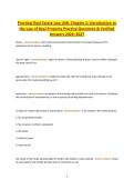 Practical Real Estate Law UML Chapter 1&colon; Introduction to the Law of Real Property Practice Questions & Verified Answers 2026&ndash;2027 Complete Study Guide