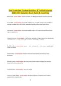 Real Estate Law Practice Questions & Verified Answers 2026&ndash;2027 Complete Study Guide & Exam Prep