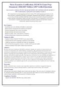 Nurse Executive Certification &lpar;NE-BC&reg;&rpar; 2026-2027 QUESTIONS AND ANSWERS ALREADY GRADED A&plus;&period;&NewLine;100&percnt; Verified Solutions &vert; Updated Per Latest Guidelines &vert; Graded A&plus;