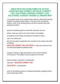CMAA PRACTICE EXAM COMPLETE ACTUAL &NewLine;QUESTONS AND CORRECT DETAILED CORRECT &NewLine;100&percnt; SOLUTIONS &lpar;VERIFIED CORRECT 100&percnt; &NewLine;SOLUTIONS&rpar; &vert;ALREADY GRADED A&plus;&vert;&vert;BRAND NEW&excl;