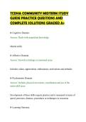 TCDHA COMMUNITY MIDTERM STUDY&NewLine;GUIDE PRACTICE QUESTIONS AND&NewLine;COMPLETE SOLUTIONS GRADED A&plus;