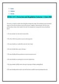 RNSG 1517 - Protection and Regulation Semester 1 Quiz 2026