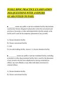 TCOLE BPOC PRACTICE EXAMINATION&NewLine;2026 QUESTIONS WITH ANSWERS&NewLine;GUARANTEED TO PASS&period;&NewLine;