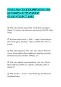 TCOLE PRACTICE EXAMINATION 2026&NewLine;QUESTIONS WITH ANSWERS&NewLine;GUARANTEED TO PASS&period;