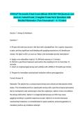 FISDAP Paramedic Final Exam QBank 2026&sol;2027 80 Questions and Answers Actual Exam &vert; Complete Exam-Style Questions with Detailed Rationales &vert; Pass Guaranteed &ndash; A&plus; Graded&NewLine;&NewLine;