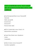 TCRN COMPREHENSIVE TEST SCRIPT&NewLine;2026 QUESTIONS WITH SOLUTIONS 100&percnt;&NewLine;CORRECT&period;