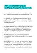 TCRN FINAL STUDY GUIDE 2026&NewLine;COMPLETE QUESTIONS AND ANSWERS&period;