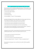 NUR 353 Kaplan Maternity Test A Questions With Correct Answers