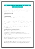 ATI- Maternity Practice Test A Questions And Answers With 100&percnt; Verified Rationales