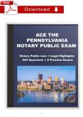 PA Notary Exam Study Guide&colon; 225&plus; Questions&comma; Practice Tests & Legal Highlights&NewLine;&NewLine;