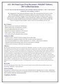 ALU 201 Final Exam 2026 package deal