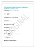 5&sol;19&sol;2026 Again Exam questions and answers&NewLine;Graded A&plus; &vert; latest update&NewLine;公寓 - Apartment&comma; apartment building&NewLine;胡萝卜 - Carrot&NewLine;业务 - Business&comma; Professional work&NewLine;运营 - Operations&NewLine;姿势 - Postu