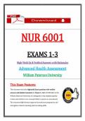 NUR 6001 Exams 1&ndash;3 Study Guide Latest &lpar;2026&rpar; Exam Questions and Answers &lpar;PDF&rpar; &ndash; William Paterson University