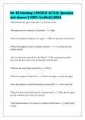 MA 4B Hoisting UPDATED ACTUAL Question&NewLine;and Answer &vert; 100&percnt; Verified &vert; 2026