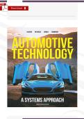 Solution Manual - Automotive Technology&comma; A Systems Approach&comma; 4th Canadian Edition by Erjavec&comma; All 1-55 Chapters Covered &comma;Latest Edition&NewLine;